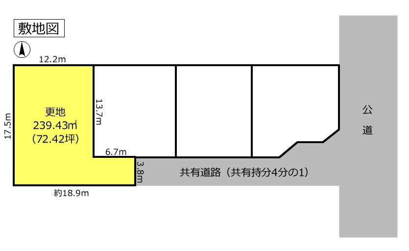 一宮市開明　売地